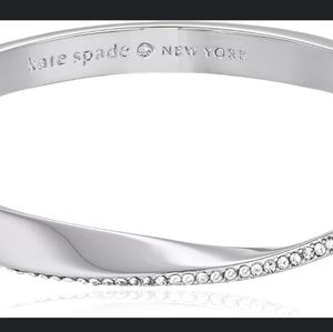 pave hinged bangle bracelet Kate Spade stones